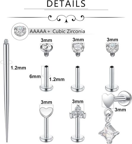 ZoLure 16g الخيط الداخلي الأوجه الأزرار in Kuwait