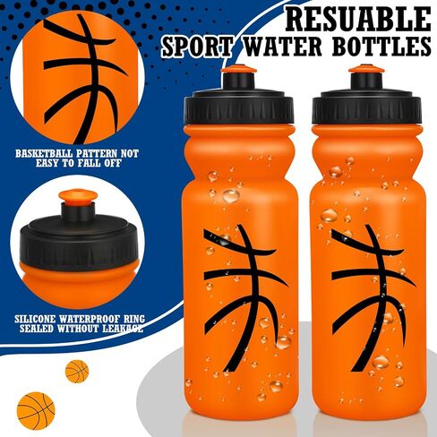 12 Pack Softball Water Bottles Bulk 20 oz Reusable Squeeze Water Bottles Plastic Sports Bottle with Pull Top Cap Softball Gifts Tumbler for Sports Travel Gym Party Supplies Friends Men Girls in Saudi Arabia