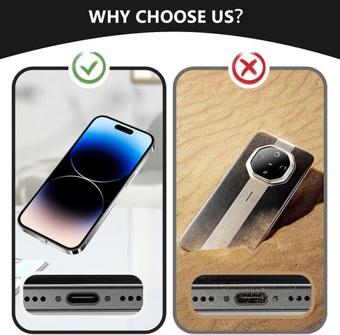 غطاء منفذ شحن USB C مضاد للغبار من النوع C، غطاء حماية شاحن 5 عبوات مع فرشاة تنظيف متوافقة مع ملحقات iPhone 15 Pro Max Plus S24-S20 Ultra Moto Pixel اللاسلكية (رمادي) in Kuwait