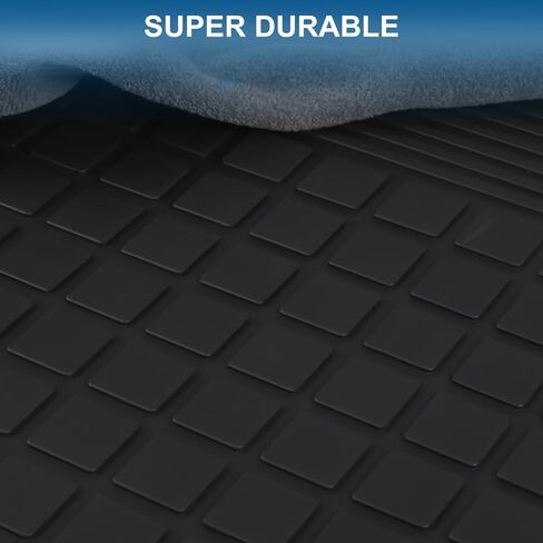 HD-Mart Car Floor Mats Rubber for Audi Q5 SQ5 2009-2017 Full Black Automotive Floor Mats All Weather Floor Liner Set Waterproof Odorless Car Mats for Audi Q5/SQ5 2017-2009 1st & 2nd Row in Kuwait