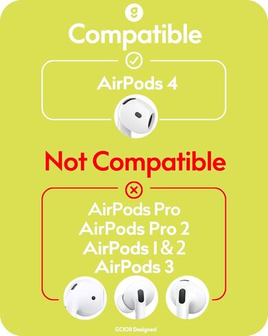 3 أزواج من أغطية الأذن AirPods 3 من Gcioii [تناسب الحافظة] أطراف أذن رياضية من السيليكون مضادة للانزلاق، ملحقات مضادة للخدوش متوافقة مع Apple AirPods الجيل الثالث (أبيض) in Kuwait