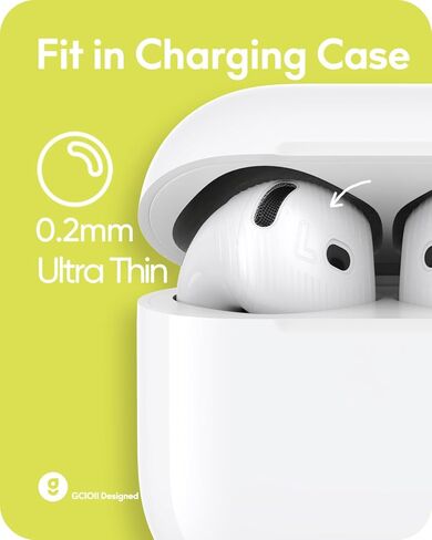 3 أزواج من أغطية الأذن AirPods 3 من Gcioii [تناسب الحافظة] أطراف أذن رياضية من السيليكون مضادة للانزلاق، ملحقات مضادة للخدوش متوافقة مع Apple AirPods الجيل الثالث (أبيض) in Kuwait