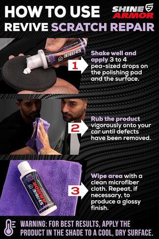 SHINE ARMOR Car Scratch Reducer - Repair, Protection, & Swirl Remover Polish 4 Fl Oz (Twin Pack) in Saudi Arabia