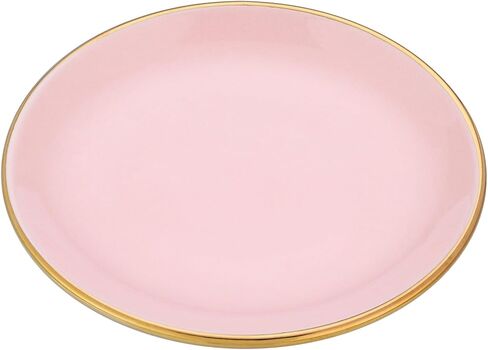 VanEnjoy 5.3 Inch Jewelry Dish Tray Small Jewelry Tray for Women White Ceramic Trinket Dish Catch All Tray for Ring Earring Necklace Bracelet Key in Saudi Arabia
