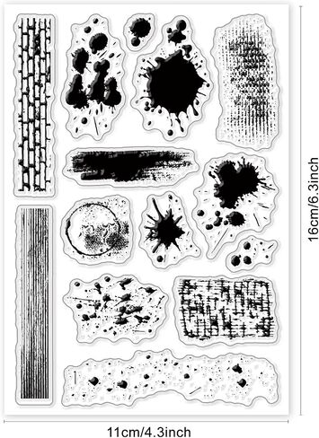 GLOBLELAND Linen Background Clear Stamps Cloth Frame Background Silicone Clear Stamp Seals for Cards Making DIY Scrapbooking Photo Journal Album Decoration in Saudi Arabia