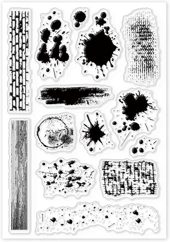 GLOBLELAND Linen Background Clear Stamps Cloth Frame Background Silicone Clear Stamp Seals for Cards Making DIY Scrapbooking Photo Journal Album Decoration in Saudi Arabia