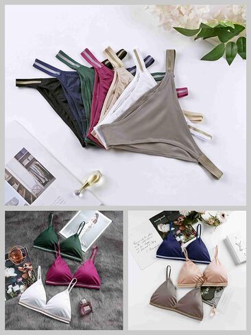 ملخصات حمالة صدرية مبطنة من الحرير الجليدي بيكيني 2 قطعة الملابس الداخلية in Kuwait