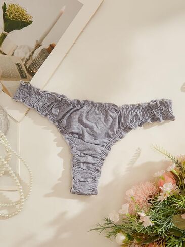1/2 Cup Cotton Sexy Lingerie Bra and Panty Sets For Women Matching Bralette Sets 3 Piece in Saudi Arabia