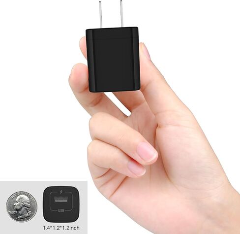 iPhone Charger Block, Plug in Phone Charger, Sicodo 4Pack Single Port USB Wall Charger Fast Charging Adapter Cube Box for iPhone 15 14 13 12 SE(2020) 11/11pro/XS/XS Max,Samsung Galaxy S23/S22/S21,LG in Kuwait
