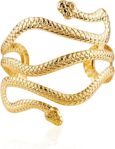 Punk Cool Cool Gothic Apper Arm Bracelet Open Cuff Cuff Bangle Swelet Simple Swirl Snake Comply Minimalist Armlet Vintage المجوهر in Kuwait