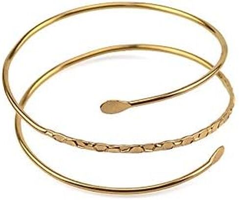 Punk Cool Cool Gothic Apper Arm Bracelet Open Cuff Cuff Bangle Swelet Simple Swirl Snake Comply Minimalist Armlet Vintage المجوهر in Saudi Arabia