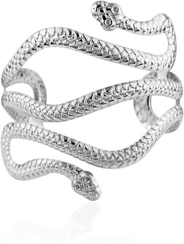 Punk Cool Cool Gothic Apper Arm Bracelet Open Cuff Cuff Bangle Swelet Simple Swirl Snake Comply Minimalist Armlet Vintage المجوهر in Kuwait