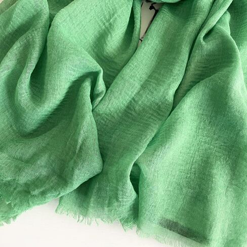 وشاح changyex الكتان الطويل ، الأوشحة الرقيقة ، وشاح القطن للنساء خفيفة الوزن ، شال شال الصيف 72.8 * 35in in Kuwait