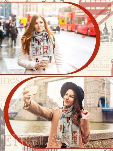 3 Pcs City Souvenirs Scarves Set Women Scarves Bulk Gift for Traveler Birthday Party in Saudi Arabia