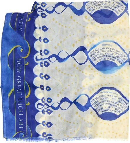 How Great Thou Art Christian Prayer Shawl for Women - Soft, Lightweight Biblical Gift Prayer Scarf for Worship, Praise in Saudi Arabia