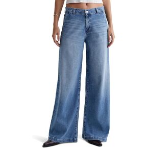 Women's Stella Mid Rise Wide Leg Palazzo Jean, Escalate, 28