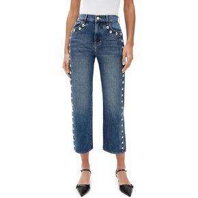 Women's Dylan Ankle High Rise Straight Jeans
