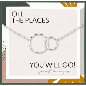 HOPE LOVE SHINE Graduation necklace gift, College graduation gift for her, High school graduation gift for her, Best friend graduation gift