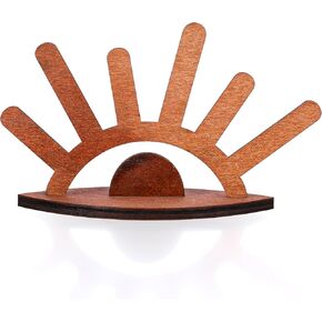 Wooden Ring Holder for Jewelry Tray, Evil Eyes Ring Display Finger Ring Stand Jewelry Display Holder Hand Ring Showcase Display Stands for Vendors Christmas Birthday Wedding Gift for Women