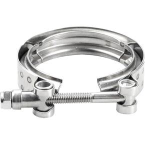 V Band Clamp 2.5 Inch Stainless Steel Fir for Flange Kit 1PCS (No flanges)