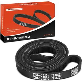 A-Premium Engine Serpentine Drive Belt Compatible with Ford, Mercedes-Benz, Porsche, Starcraft Bus Cars - E-150, E-250, E-350 E-450 Super Duty, CL550, CL63 AMG, CLS550, E550, ML550, Macan, Starlite