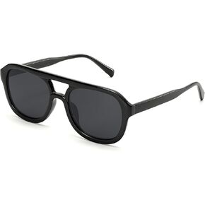 LIKSMU Retro Aviator Sunglasses for Women Men Trendy Square Pilot Shades 70s Vintage Sun Glasses