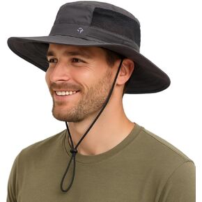 TOP-EX SunShield Sun Hat with UPF 50+, Floppy Wide Brim, Breathable Adjustable Fit (6 7/8-8 3/8)