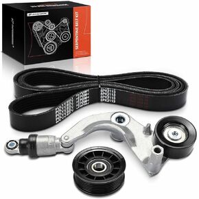 A-Premium Engine Serpentine Belt Drive Kit مع توتر وتوتر بكرة متوافقة مع Honda HR-V HRV 2016 2017 2018 2020 ، L4 1.8L