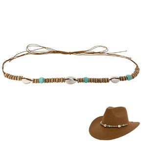 Cowboy Hat Bands for Men Women,Braided Hatbands Belt for Cowboy/Western/Fedora/Cowgirl Hats Multicolor