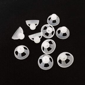 （10 pcs） Hearing Amplifier Dome Open Fit Ear Tip Earplug Earbuds for RIC Hearing Aids (M φ9mm)