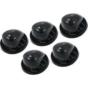5pcs Car Top Cab Marker Light Roof Running Lamps Smoked Black Covers Lens Yellow LED Light for Chevrolet C30 C20 K30 K20 1977-1986 for GMC C1500 1979-1984 Replacement Car Parts