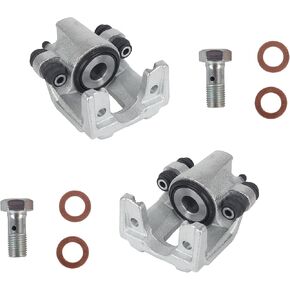 KUSATEC 184755 184754 Rear Disc Brake Caliper with Bracket fit for Ford Explorer 2001-2010/Sport 2003-2005/Trac 2007-2010; Lincoln Aviator 2003-2005; Mercury Mountaineer 2001-2010; Both Left and Right