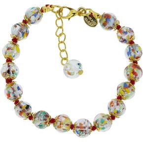 كوب من البندقية Murano Glass Sommerso سوار - حلويات متعددة الألوان