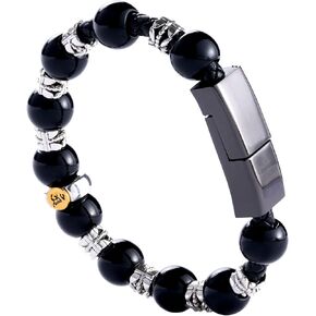 Feng Shui Wisdom Charging Bracelets Cable Charger Cord Wisdom Confidence Wealth Health for Women and Men USB Portable Travel Charger