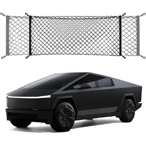 Envelope Style Cargo Trunk Net Compatible with Tesla Cybertruck 2025 2024 2023 Car Rear Nylon Mesh Tailgate Netting