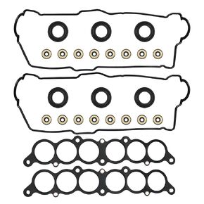 Engine Cylinder Valve Cover Gasket Set Compatible with Toyota 3.4 V6 5vz-fe 4Runner 3.4L 1996-2002 T100 3.4L 1995-1998 Tacoma 3.4L 1995-2004 Tundra 3.4L 2000-2004 Replace VS50422R VC203 MS95899