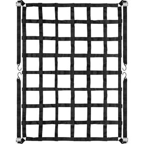 VEVOR 3.5'x 4.1 'صافي البضائع السعة 1100 رطل الشاحنة الشاحنات شبكات الشحن الشاقين للخدمة الشاقة لشاحنات الالتقاط مع s-hooks