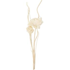 Homsfou Reed Diffuser Sticks ، 1 مجموعات من زهرة الروطان الطبيعية قصب النشرات العطور راتان زيت زهرة الناشر العصي العصي العصي.