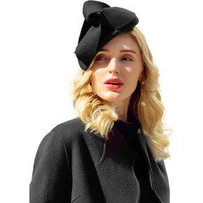Womens Fascinators Hats 20s 50s Pillbox Hat for Women Church Derby Dress Hats Cocktail Floral Tea Party Beret