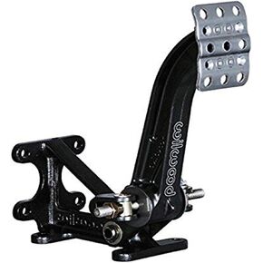 Wilwood 340-13831 Brake Pedal (Floor Mount Dual Master Cylinder), Black