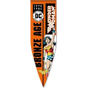DC Justice League Wall Banners, Set of 4 Includes Wonder Woman, Superman, Batman, The Flash Hanging Flags Banner, Indoor or Outdoor Party Decoration (4pcs-Style 2)