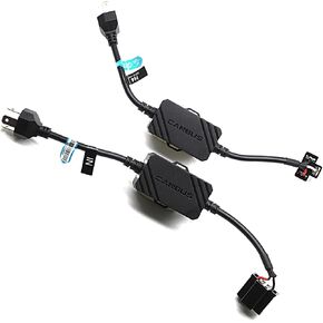 RENO H4/9003/HB2 Canbus Decoder Kits for LED Fog Light Bulbs Anti-Flicker Error Elimination, Pack of 2