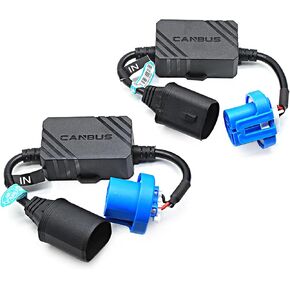 RENO 9007 Canbus Decoder Kits for LED Fog Light Bulbs Anti-Flicker Error Elimination, Pack of 2