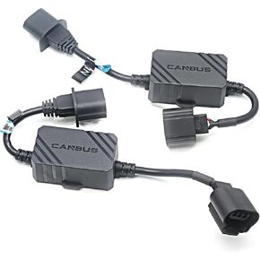 RENO H13/9008 Canbus Decoder Kits for LED Fog Light Bulbs Anti-Flicker Error Elimination, Pack of 2
