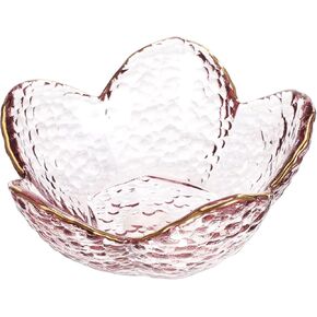 Lifkome Cherry Blossom Glass حلية وعاء صفيحة ديكور أنيقة لحلوى المجوهر