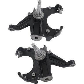labwork 2 Pcs Front 2.5 Drop Spindle Lowering Kit with Rotor 1 Replacement for Chevy C10 2WD Trucks 1973-1987