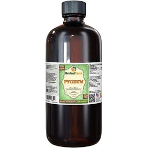 African Cherry Pygeum (Prunus Africana) Glycerite, Organic Dried Bark Powder Alcohol-Free Liquid Extract 2 oz