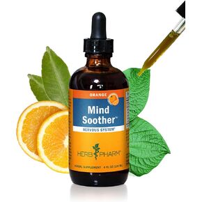 Herb Pharm Anxiety Soother Liquid Herbal Formula with Kava Extract and Holy Basil Essential Oil for Mild and Occasional Anxiety Support* - 4 Ounce