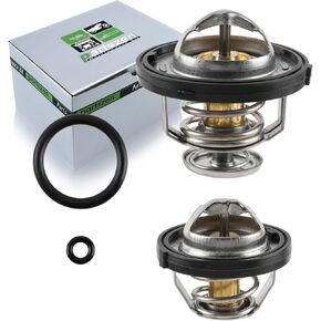 658-170 657-203 Engine Coolant Thermostat Fit for Jeep Compass Patriot for Chrysler 200 Sebring for Dodge Avenger Journey 2007-2020 Replace 55111017AB 55111017AC
