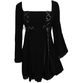 Dare to Wear Victorian Gothic Boho Women's Plus Size Gemini Princess Corset Top in Kuwait